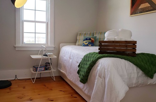 Western Shore House | Calm and Relaxing sunrise Oceanview of Oak Island. 2 "Master" bedrooms.