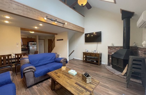 Village at Camelback House | Calming mountain-view home with pool access, game room, grill, & balcony
