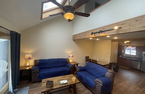 Village at Camelback House | Calming mountain-view home with pool access, game room, grill, & balcony