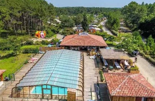 Saint-Michel-Escalus House | Camping 4 étoiles - Piscine - eebe0g