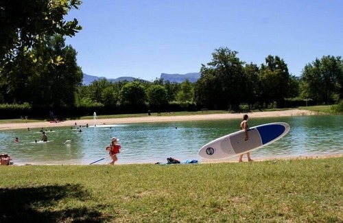 Saint-Romans House | Camping Flower Le Lac du Marandan *** - Chalet Premium 3 rooms 4 persons