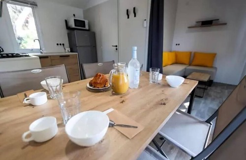 Pianotolli-Caldarello House | Camping le Damier * - Mobil home LAVEZZIA - 2 bedrooms + Air conditioning 5 people