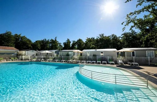 Royan House | Camping Les Chèvrefeuilles * - Mobile Home Ketch Woody 3 Rooms 4 People + TV