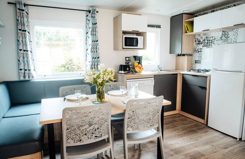 Bretagne-d'Armagnac House | Camping Les Lacs d'Armagnac * - 5-room mobile home for 8/10 people