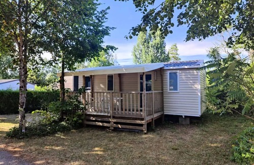 Pont-de-Poitte House | Camping Les Pêcheurs* - Mobil Home Family 4 Rooms 6 People