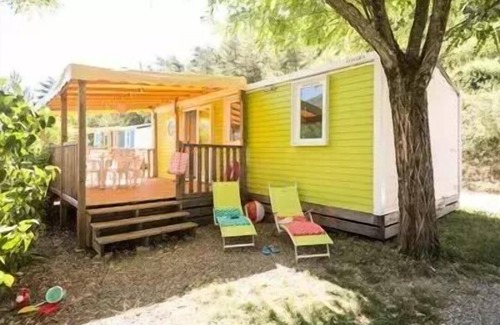 Orpierre House | Camping les Princes d'Orange* - Cottage Espace Classic 4 rooms for 6 people Air-conditioned Garden view