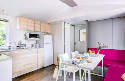 Landevieille House | Camping Romanée L'Evasion* - Mobile home CONFORT - 3 bedrooms - Clim. 6 persons