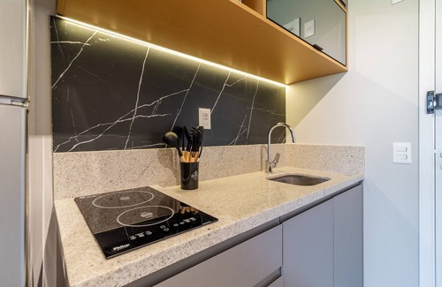 Brooklin Paulista Apartment | Campo Belo, swimming pool, GYM and Air