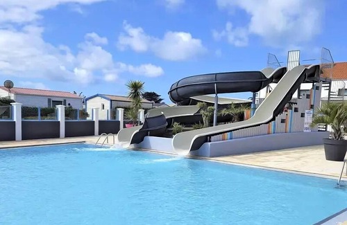 Bretignolles-sur-Mer House | Campsite Les Dunes* - Mobile home Océan TV Wifi Plancha 3 rooms 4/5 people
