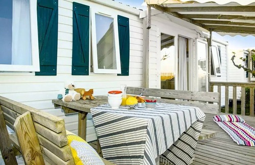 Saint-Nazaire House | Campsite Les Fontaines* - Mobil-home Classic 3 rooms 4 people air conditioned