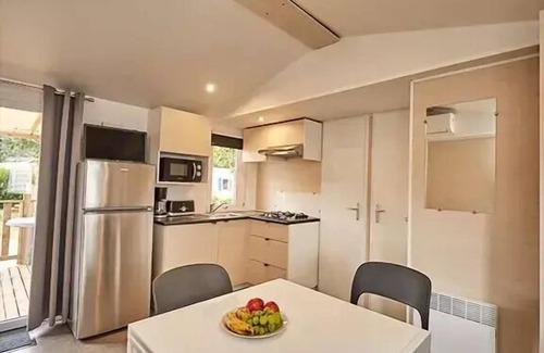 La Turballe House | Campsite Les Chardons Bleus* - Comfort 4-room mobile home for 6 people