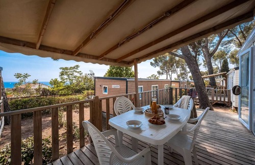 Saint-Cheron House | Campsite Parc des Roches * - Mobil-home Premium Azure 4 rooms 6 people