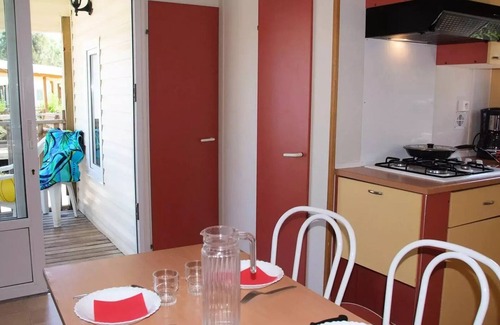 Saint-Auban House | Campsite Tikayan La Pinatelle* - Mobile home Colorado Eco 3 rooms 4/6 people Air-conditioned