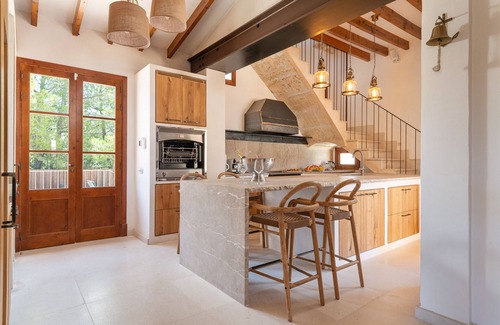 es Bacares Ski Chalet | Can Brasa - Es Morer Vermell Spectacular with swimming pool 200m from the sea