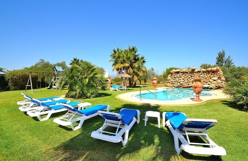 Muro Villa | Can Gamundí 052 fantastic finca with private swimming pool, playground, air conditioning and barbecue