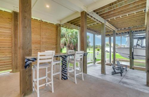 Galveston House | Canal-Front Home, Walk to Sea Isle Beach!