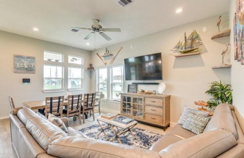 Galveston House | Canal-Front Home, Walk to Sea Isle Beach!
