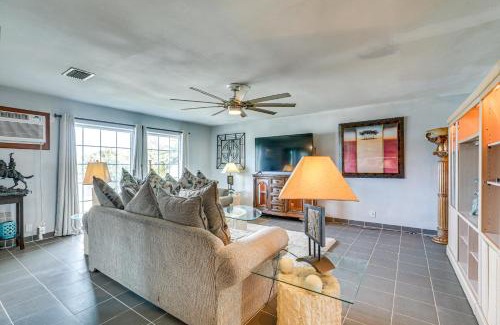 Ruskin House | Canal-Front Ruskin Home with Private Hot Tub and Dock!