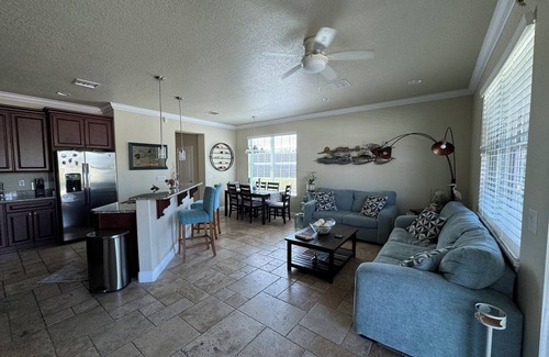 Merritt Island House | Cape Crossing Townhome Marina View fully furnished 3 bedroom sleep 8 heated pool