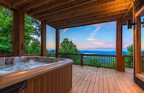 Ridges Over the Lake House | Capstone - Modern Luxury Cabin Full Mountain View