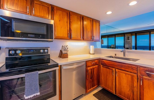 Wailea Condo | Captivating Ocean Views from Polo Beach Club 805! Direct Beach Access