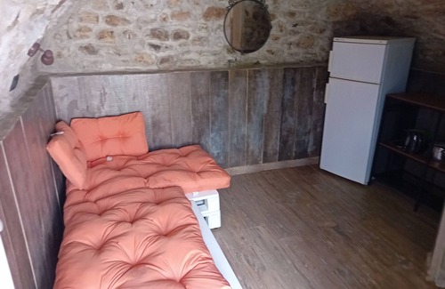 Bene Lario RV Rental | Caravan 'Glamping C Selva Tenda Ciliegio' with Mountain View and Shared Garden