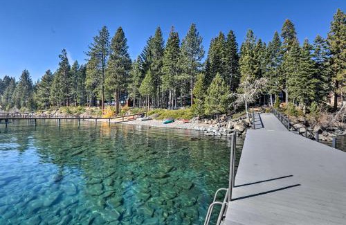 Cedar Flat House | Carnelian Bay Home with Hot Tub Near Tahoe Skiing
