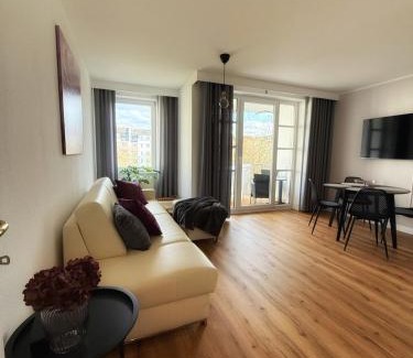 Schloßchemnitz Apartment | Carrée 31 Balkon, Privatparkplatz, Aufzug, Kaffee