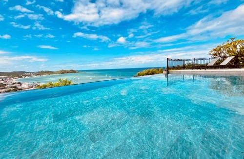 Grand Case House | Carribbean Hill - Stunning View and infinity pool