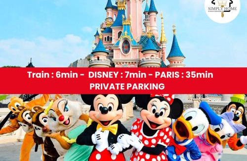 Serris Apartment | Cartier Disney 7min Train 6min Paris parking