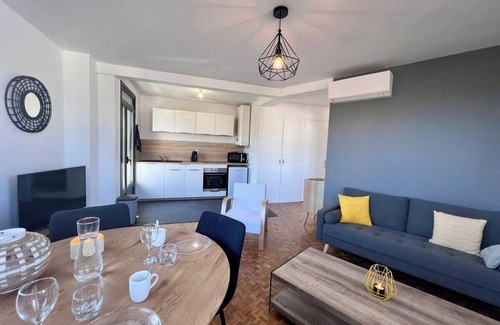 Brive-la-Gaillarde Apartment | Casa #1407 - T2 Climatisé avec Balcon - Hyper Centre