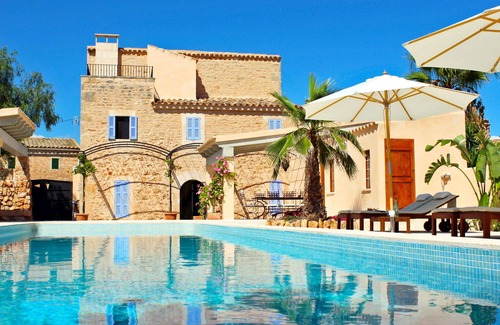 Es Llombards House | Casa 3 Leones - renovated finca-style townhouse, patio, garden and long pool