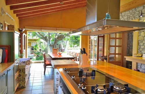 Binissalem Villa | Casa Binissagar II 106 luxurious villa with private pool, sauna, jacuzzi, children's playground and barbecue area