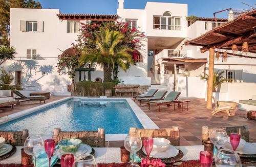 Sant Antoni de Portmany Villa | Casa Datscha: A 14-Bed Villa with Stunning Ocean and Mountain Views!