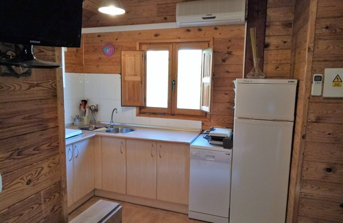 Los Alcazares Cabin | Casa de Madera con Piscina Privada