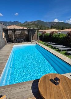Lecci Villa | Casa di Leccia, Superbe Villa à proximité immédiate des plages, piscine privée