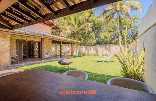Horto House | Casa em Ubatuba com área gourmet e acesso a rio