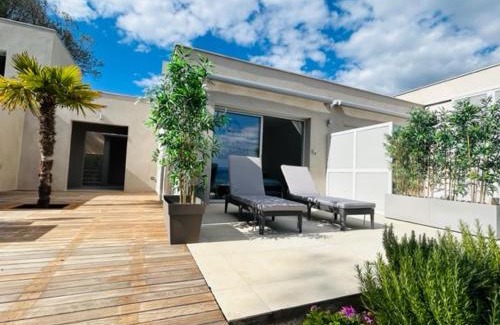 Alata House | CASA LC chambre1 vue Mer Jacuzzi