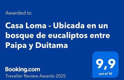 Duitama House | Casa Loma - Ubicada en un bosque de eucaliptos entre Paipa y Duitama