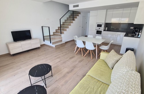Los Cuarteros House | Casa Luz Solar in Lo Pagan modern, comfortable house with private pool