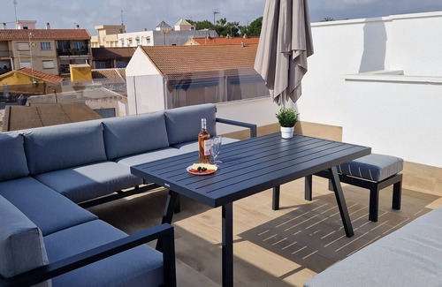 Los Cuarteros House | Casa Luz Solar in Lo Pagan modern, comfortable house with private pool