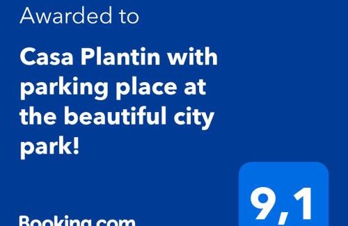 Antwerp Apartment | Casa Plantin with parking place at the beautiful city park!