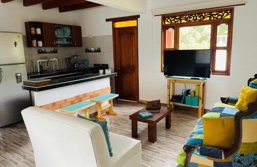 Villa de Leyva House | Casa turquesa