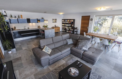 Brenzone sul Garda Villa | CasaClima Gold lakeside villa with large garden for absolute relaxation