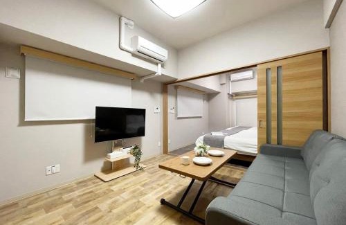 Hiroshima City Centre Apartment | Casaen - 1BR Apartment with beautiful City View Near Shopping District For 6Ppl