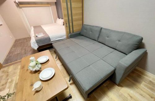 Hiroshima City Centre Apartment | Casaen - 1BR Apartment with beautiful City View Near Shopping District For 6Ppl
