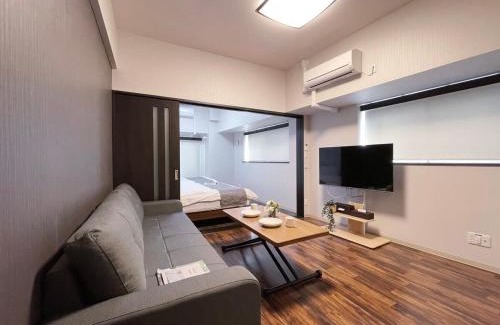 Hiroshima City Centre Apartment | Casaen - Cozy 1BR near Hondori Shopping Arcade, Room wifi