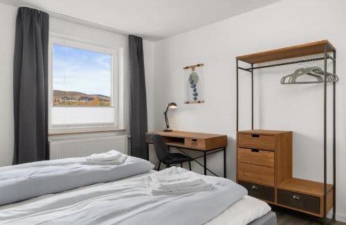 Oberzwehren Apartment | CASSEL LOFTS - Komfortable Wohnung für 4 mit Balkon nahe VW-Werk