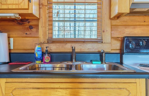 South Pittsburg Cabin | Cast Iron Cabin - Hot Tub & Mountain View - Near Chattanooga