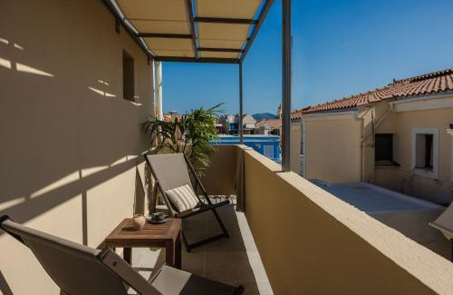 Lixouri Apartment | Celés Suite in Kefalonia with Balcony Nomadē Agora